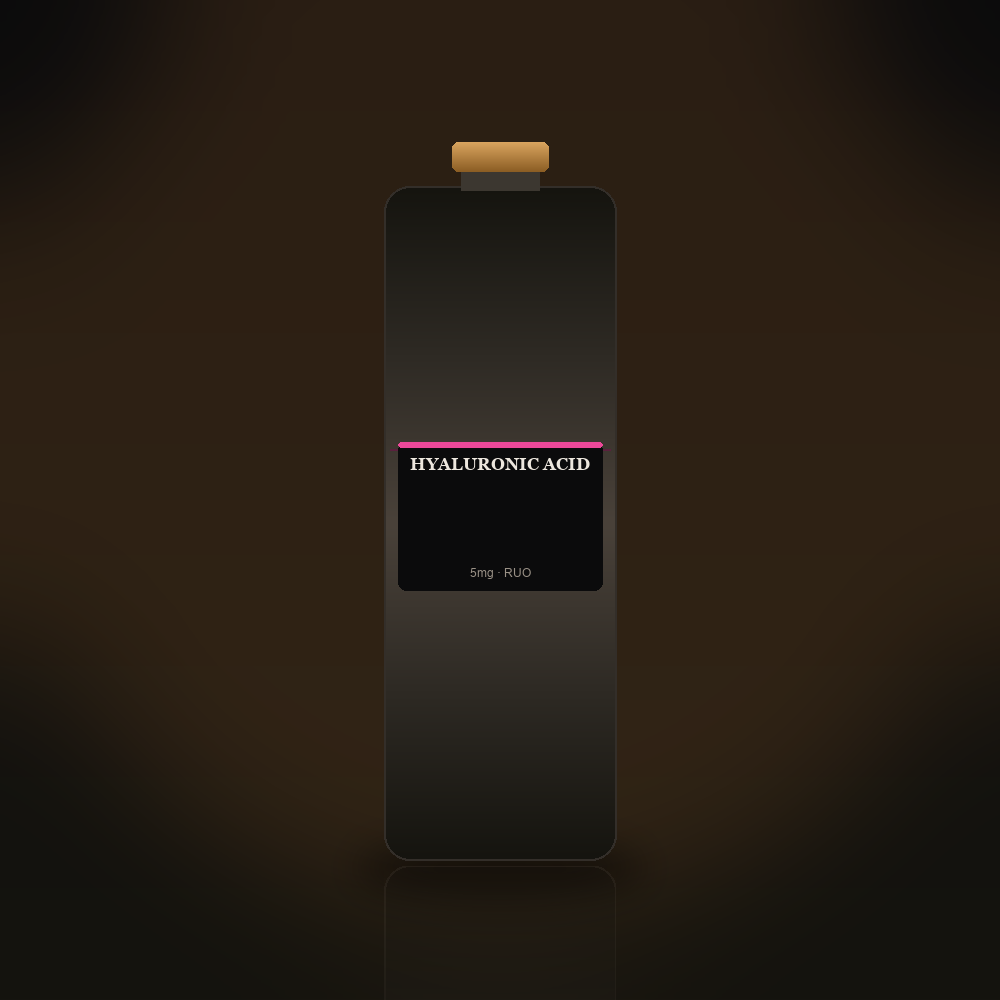 Hyaluronic Acid research peptide vial