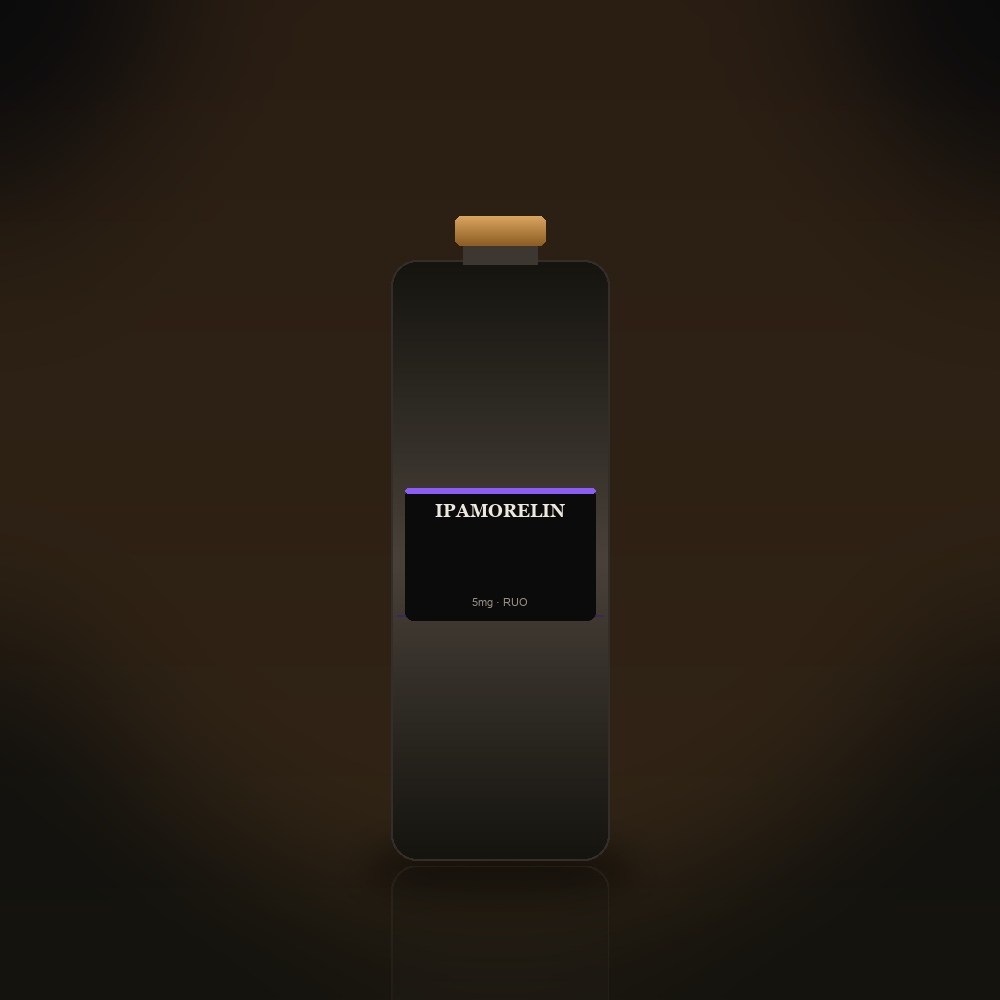Ipamorelin research peptide vial