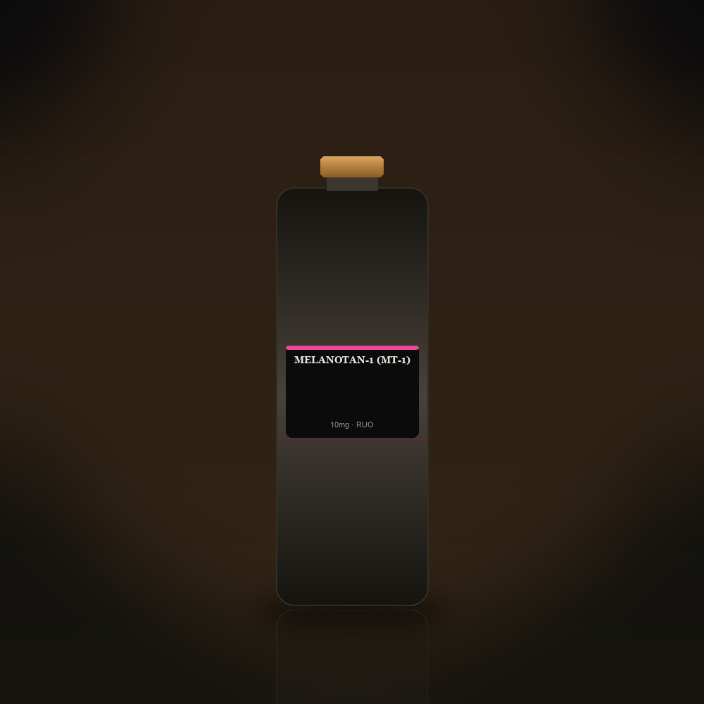 Melanotan-1 (MT-1) research peptide vial
