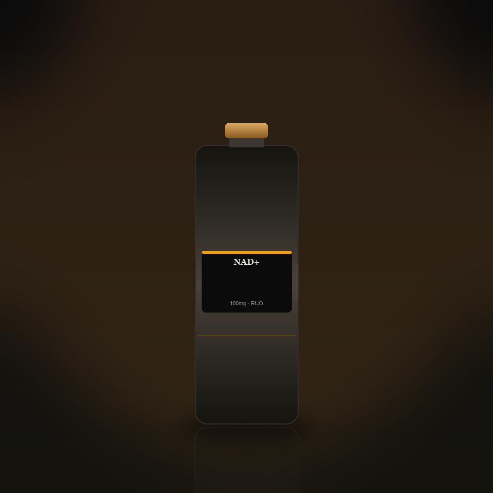 NAD+ research peptide vial