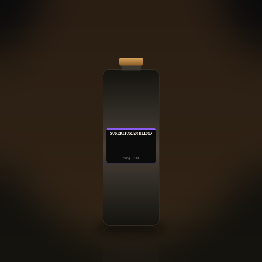 Super Human Blend research peptide vial