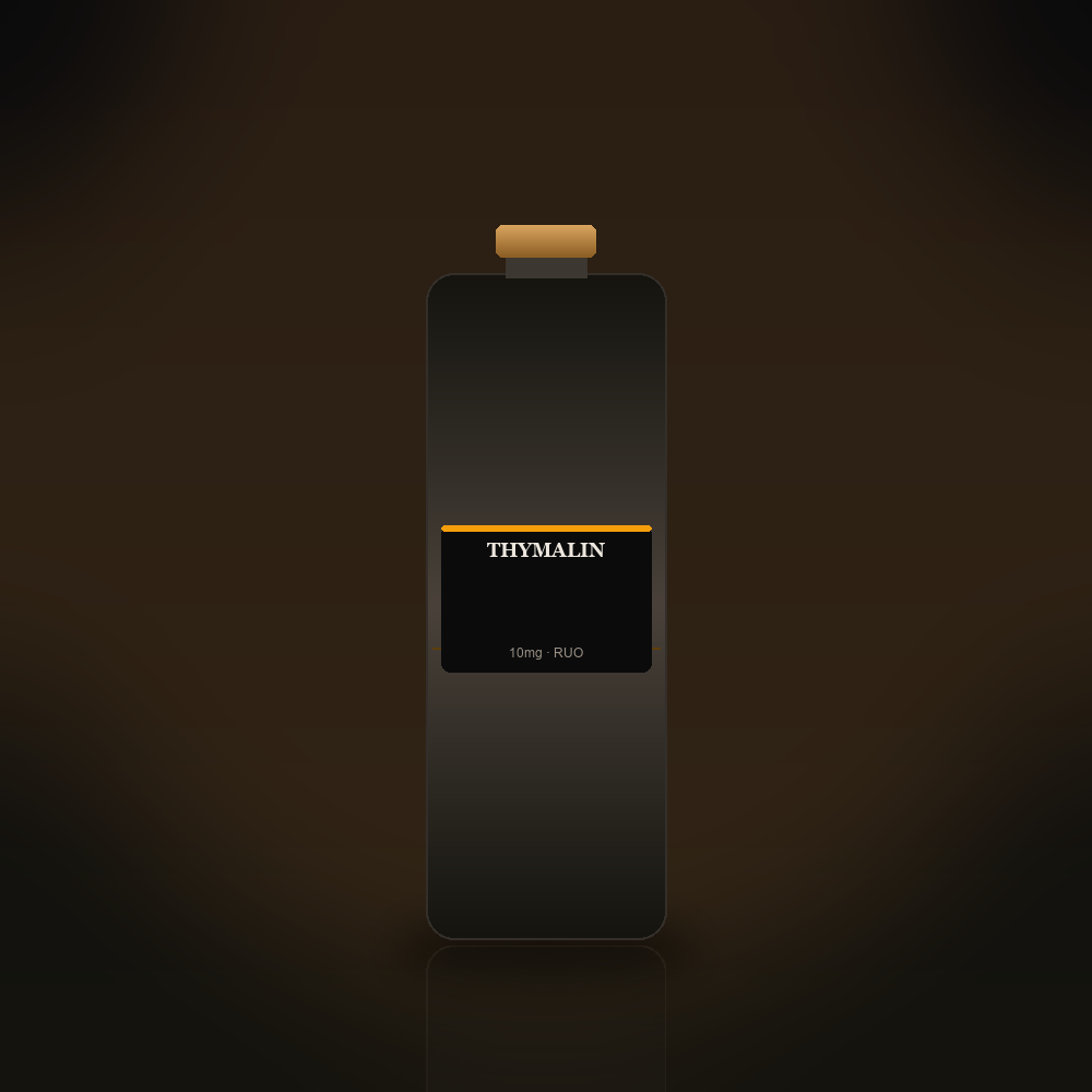 Thymalin research peptide vial