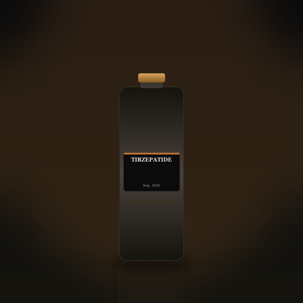 Tirzepatide research peptide vial